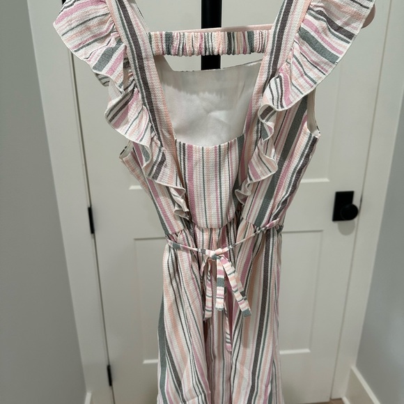 Striped Ruffle Dress - Picture 3 of 5